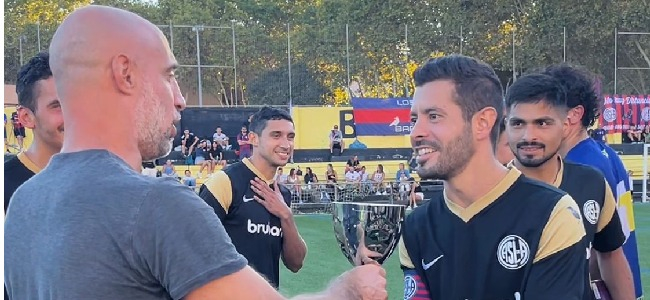 Pablo Zabaleta particip en el torneo de los Cuervos de Catalunya.