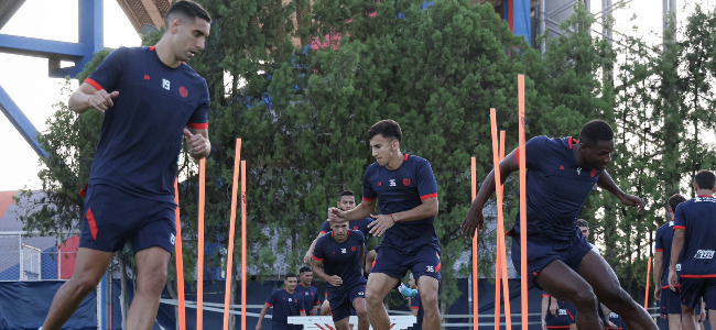 El plantel del Cicln se prepara para lo que viene. Foto: San Lorenzo