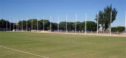 Vista de uno de los sectores de la cancha de hockey sobre cesped sinttico (Foto: Prensa CASLA)