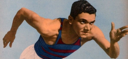 Adelio Mrquez, una figura seera del atletismo azulgrana y argentino (Foto: El Grfico)