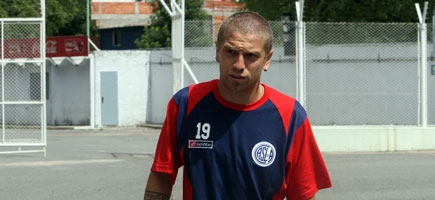 Alejandro Gmez saliendo del entrenamiento