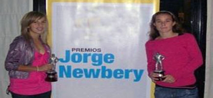 Lola Tierri y Enriqueta Tato recibieron los Premios Jorge Newbery para el Cicln (Foto: Prensa CASLA)