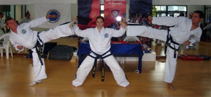 El Taekwondo cuervo tuvo su serie de actividades programadas en la Sede. (Foto: MA)