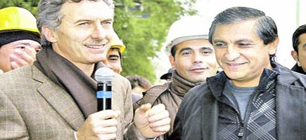 Mauricio Macri y Ramn Daz, presentes en la presentacin de la obras terminadas (Foto: Clarn)