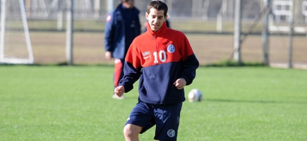 Romagnoli en el entrenamiento matutino (fotobaires)