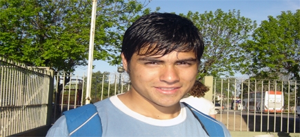 Jonathan Pacheco, el goleador de la 5 para el triunfo cuervo ante Newells (Foto: MA)
