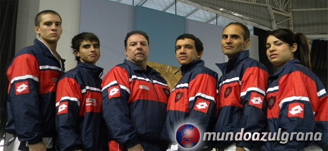 El equipo de Taekwondo de alto rendimiento de San Lorenzo en la Copa Choi