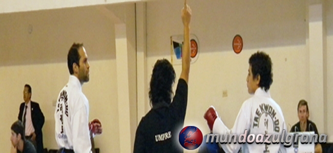 Momentos de accin en el Clasificatorio de Taekwondo realizado en Rosario