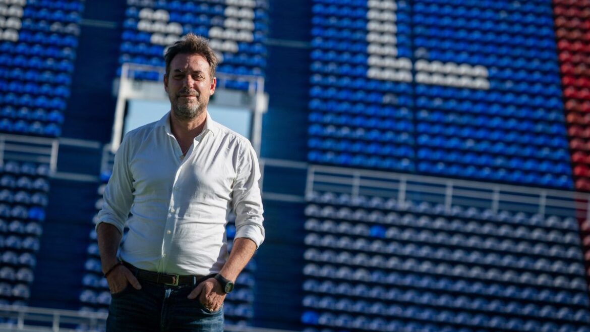 Costantino durante una jornada en el Nuevo Gasómetro