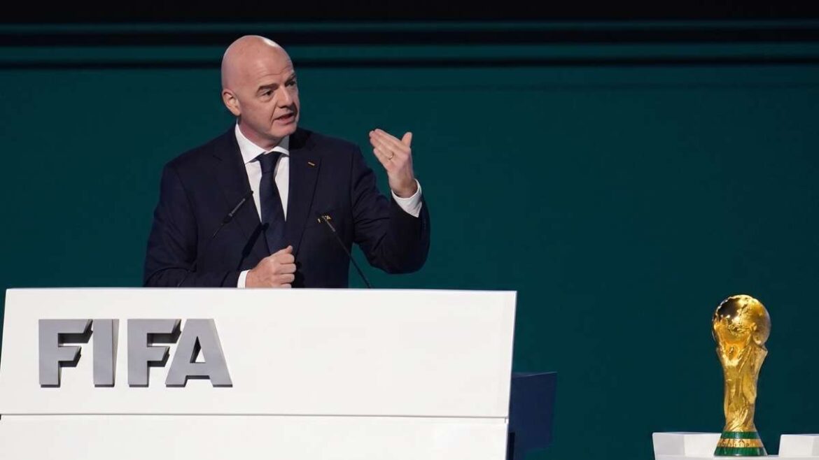 Infantino, presidente de la FIFA.