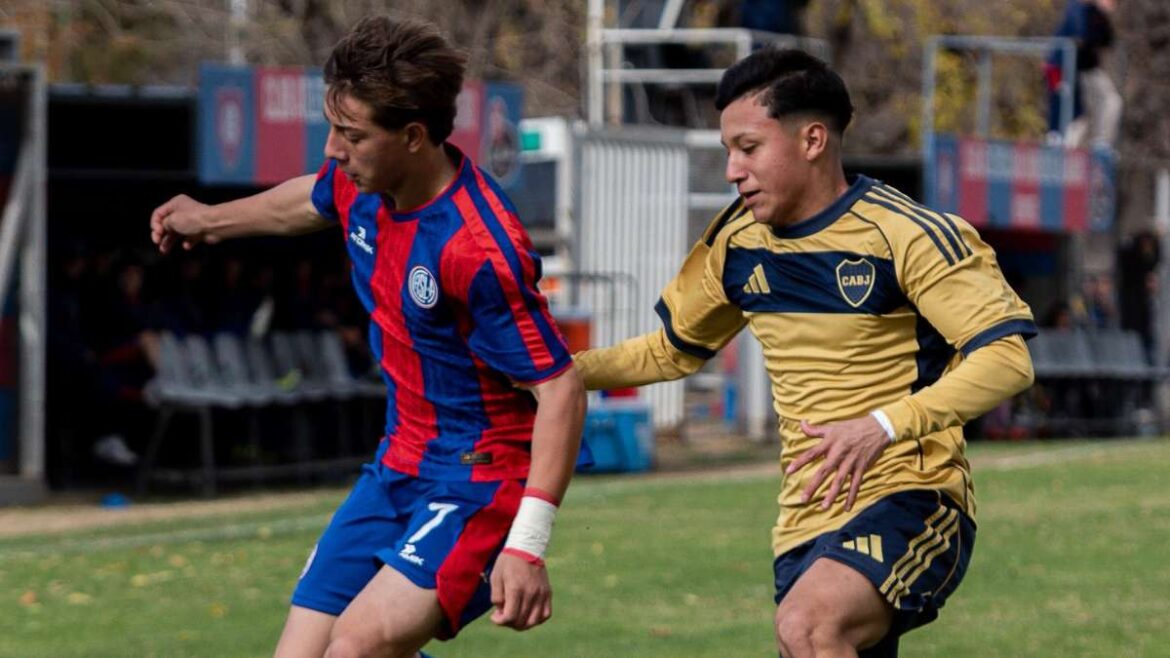 San Lorenzo vs Boca en el fútbol juvenil.
