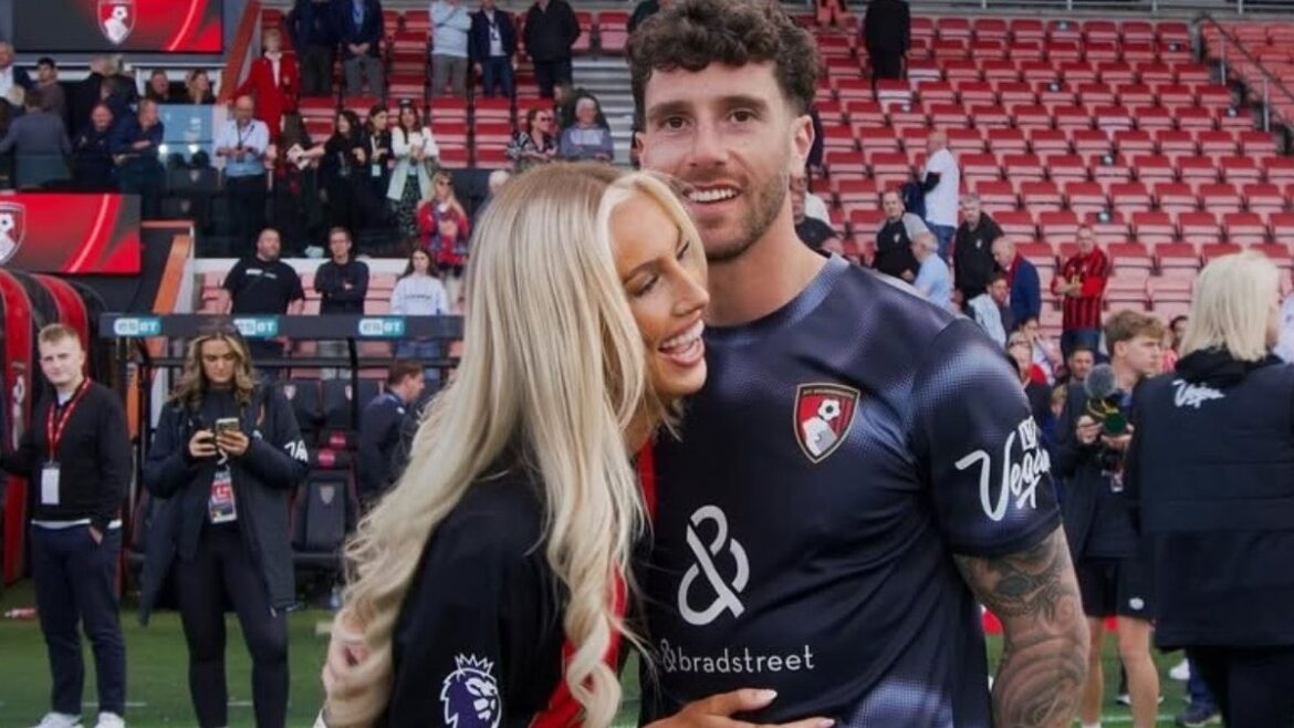 Marcos Senesi y su novia Senesi recibió el llamado de la Selección y compartió la emoción junto a Kelci.