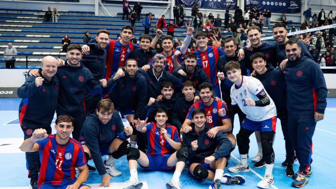 San Lorenzo, Voley, Los Matadores. San Lorenzo derrotó 3-0 a Boca y quedó tercero.
