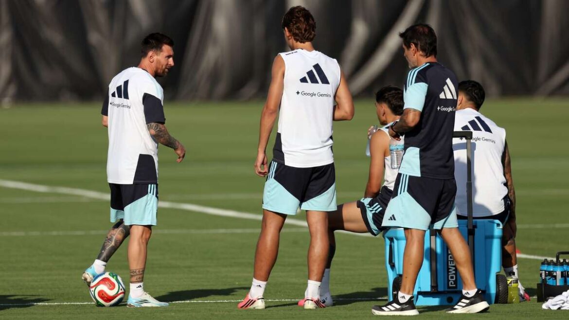 Messi es duda para los amistosos en Estados Unidos.