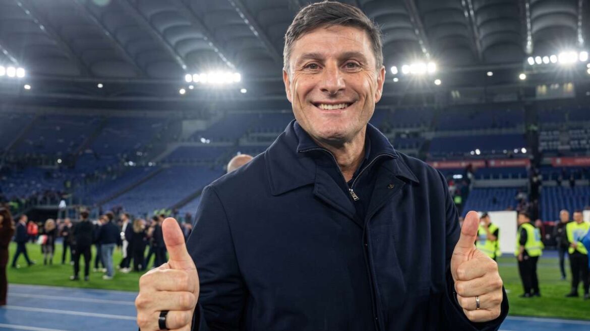 Javier Zanetti, ex defensor de la Selecci&oacute;n Nacional.