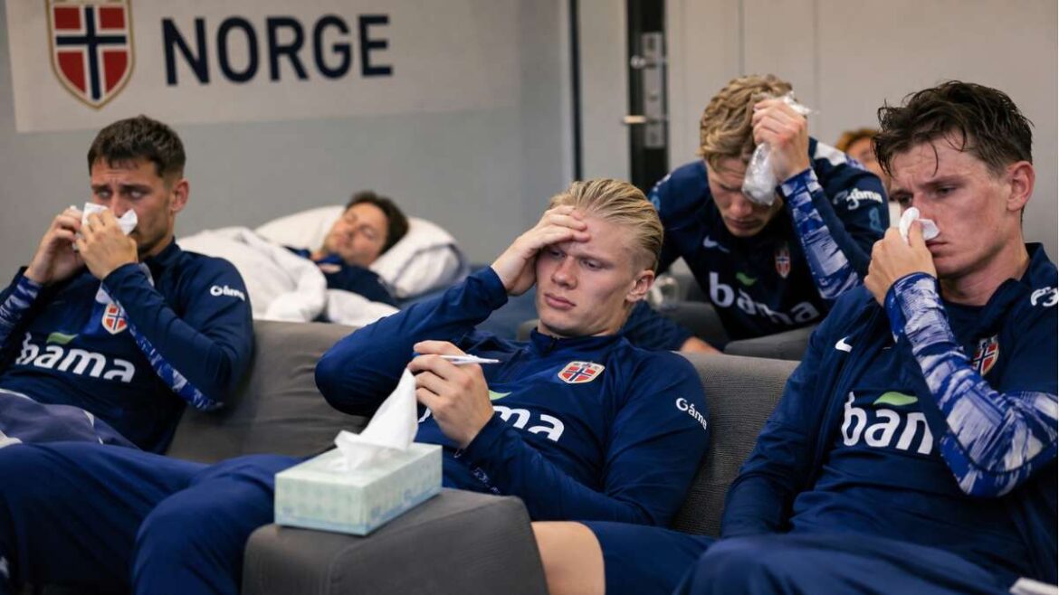 noruega-virus-tos-resfrio-inglaterra-mundial-mundo-azulgrana-haaland Preocupación en la delegación de Noruega por la salud de sus jugadores.